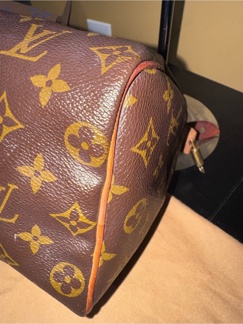 Louis Vuitton Speedy 25 satchel Lock, key, Dust bag - Picture 5 of 16